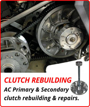 Arctic Cat Primary and Secondary Clutch Rebuilding and Repairs